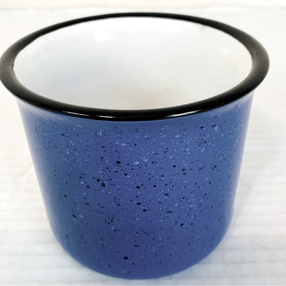 Dutch Bros Coffee Blue Speckled Arizona Outline W/ Windmill Logo Mug 16oz - Picture 4 of 6